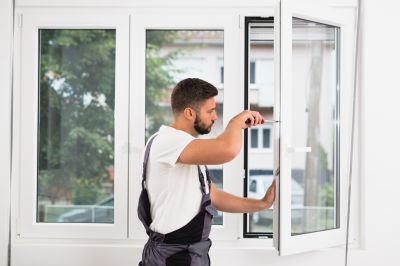 Double-Hung Window on Residential Home